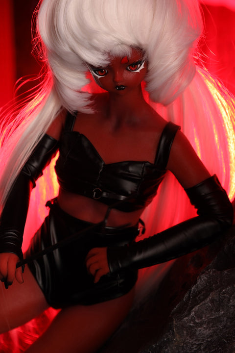 Climax Doll Si60cm S Samael Silicone Mini Sex Doll Red Skin