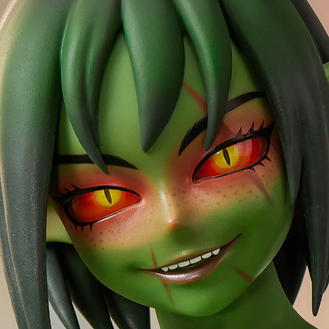 Climax Doll ULW Ultra-Lightweight SiF120 120cm I Cup Silicone Fantasy Goblin Sex Doll Barza Green Skin
