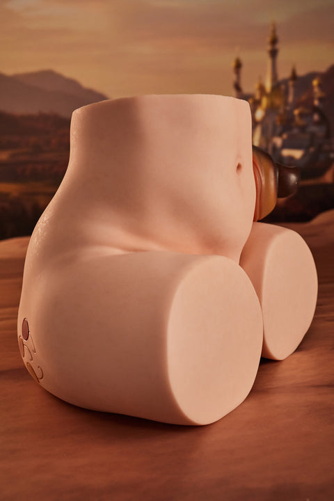 Climax Doll PA-Peppy Silicone Butt Torso Sex Doll Cinnamon Skin