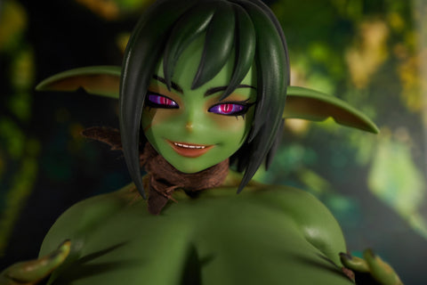 Climax Doll Si70cm GB Zarga Silicone Mini Sex Doll Green Skin