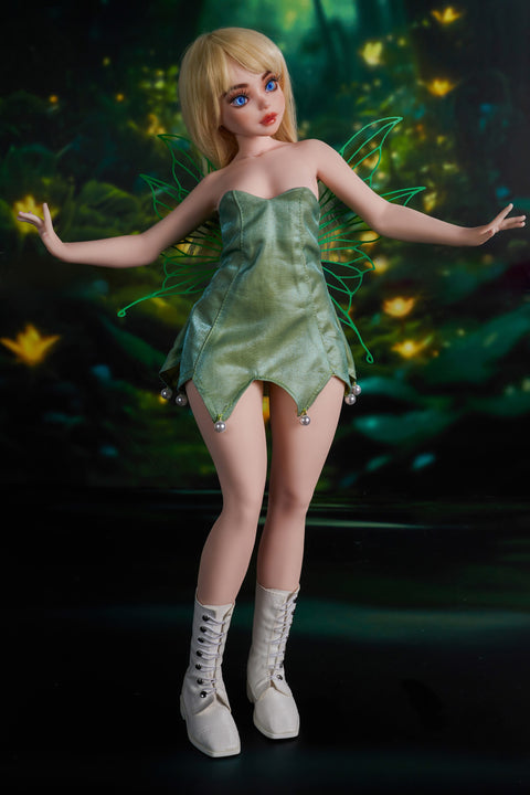 Climax Doll Si60cm XS Holly Silicone Mini Sex Doll Cinnamon Skin