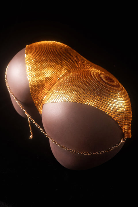 Climax Doll RS-6 Silicone Butt Torso Sex Doll Cocoa Skin