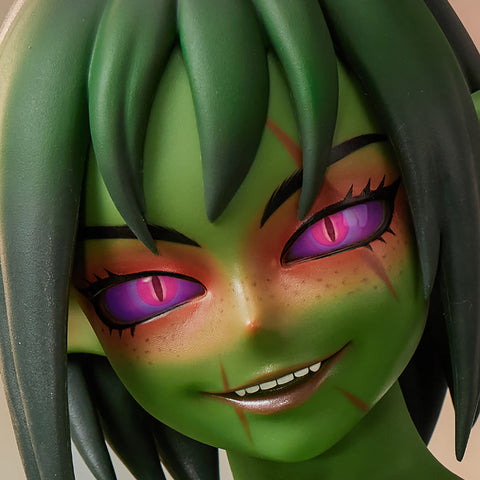 Climax Doll ULW Ultra-Lightweight SiF120 120cm I Cup Silicone Fantasy Goblin Sex Doll Barza Green Skin