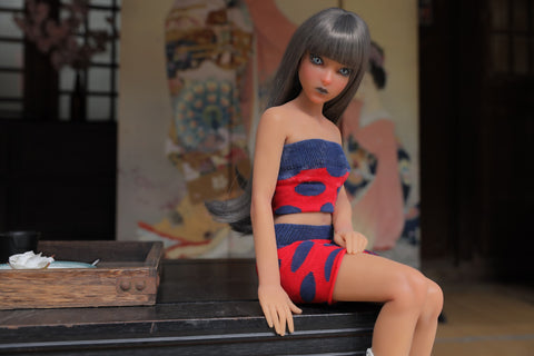 Climax Doll Si60cm S Momoko Silicone Mini Sex Doll Tan Skin