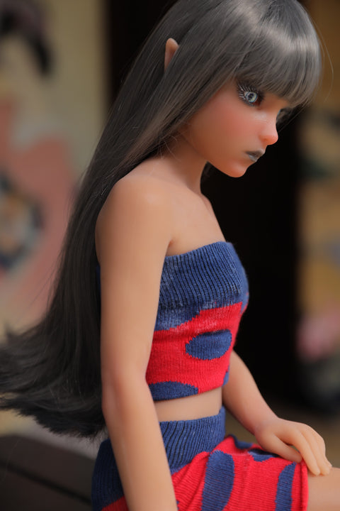 Climax Doll Si60cm S Momoko Silicone Mini Sex Doll Tan Skin