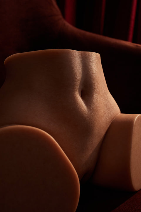 Climax Doll PW-A45 Pro Silicone Butt Torso Sex Toy Natural Skin