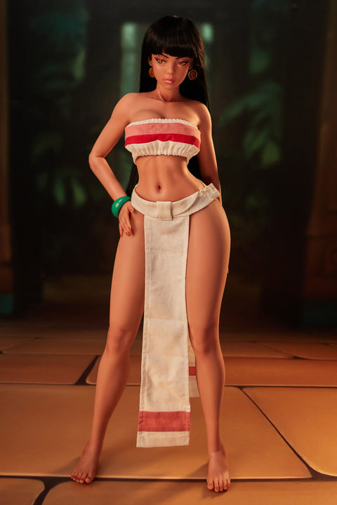 Climax Doll Si70cm MO Roxy Silicone Mini Sex Doll Black Skin