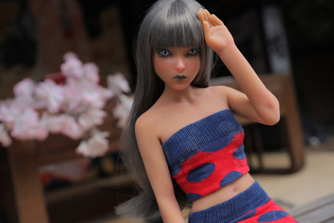 Climax Doll Si60cm S Momoko Silicone Mini Sex Doll Tan Skin