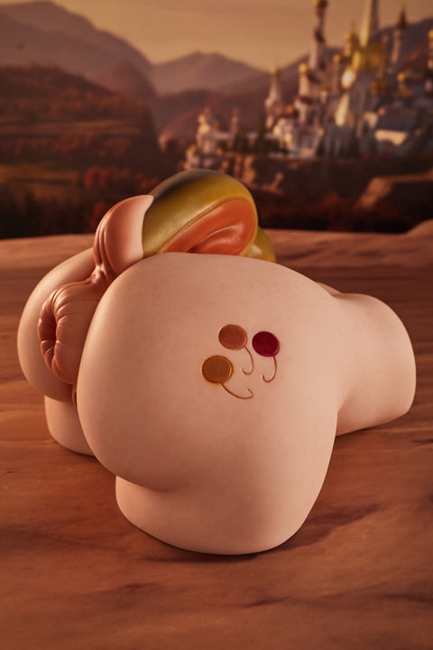 Climax Doll PA-Peppy Silicone Butt Torso Sex Doll Cinnamon Skin