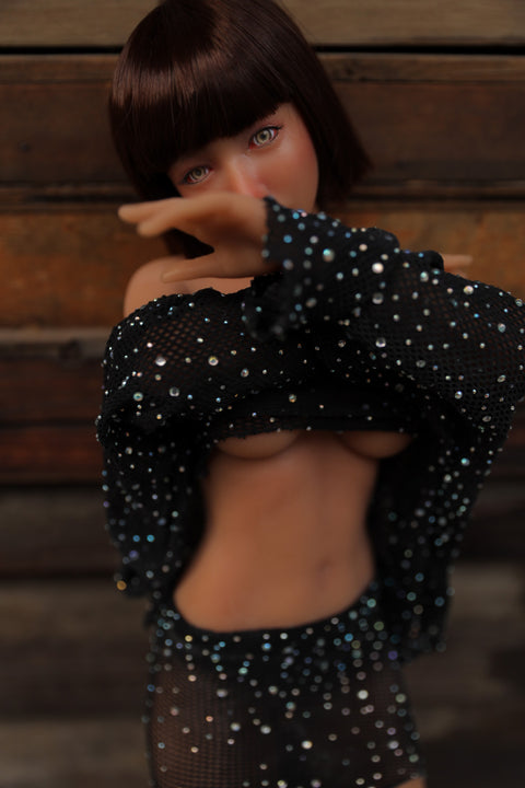 Climax Doll Si60cm M Reka Silicone Mini Sex Doll Tan Skin