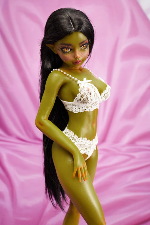 Climax Doll Si60cm X Hani Silicone Mini Sex Doll Olive Skin