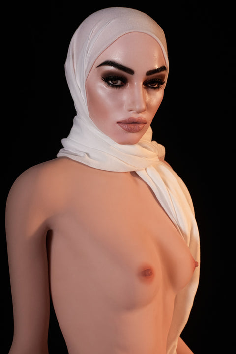 Climax Doll Pro Series 177cm TPE+Silicone Head Sex Doll Zara Cinnamon Skin
