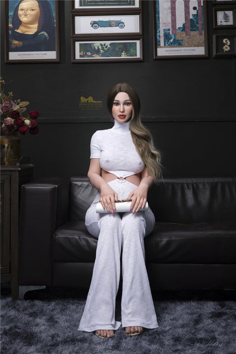 IronTech 158cm Silicone D Cup Pregnant Sex Doll Pearl Irontech