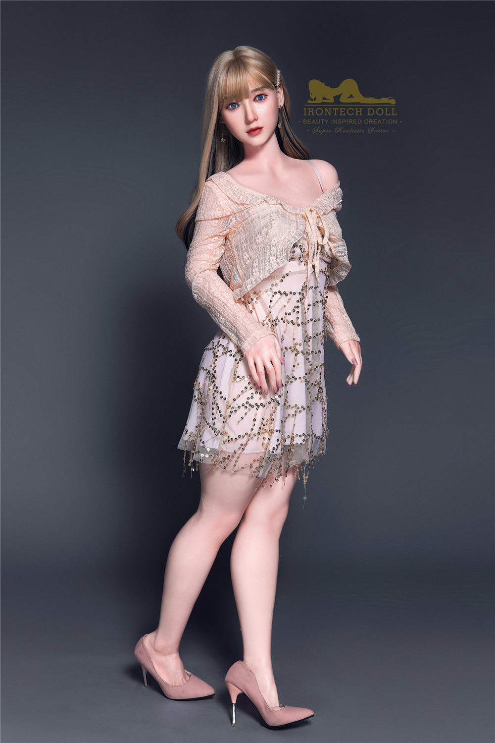 IronTech 152cm Silicone A Cup Sex Doll Candy Irontech