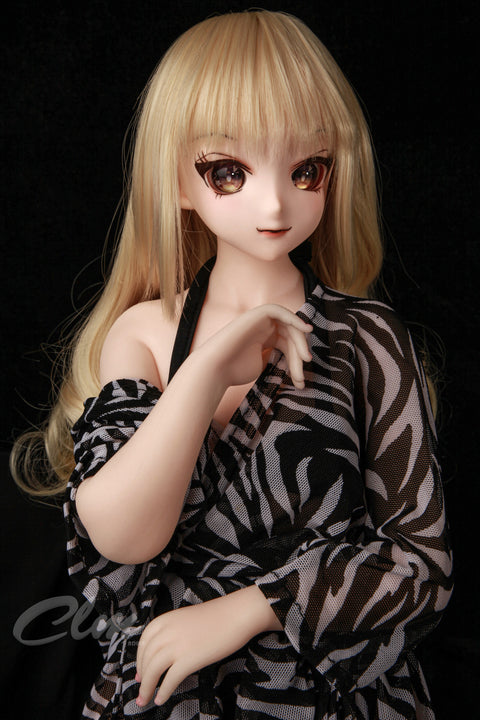 Climax Doll J60cm XS Nagisa Silicone Mini Sex Doll with Vinyl Head Cinnamon Skin