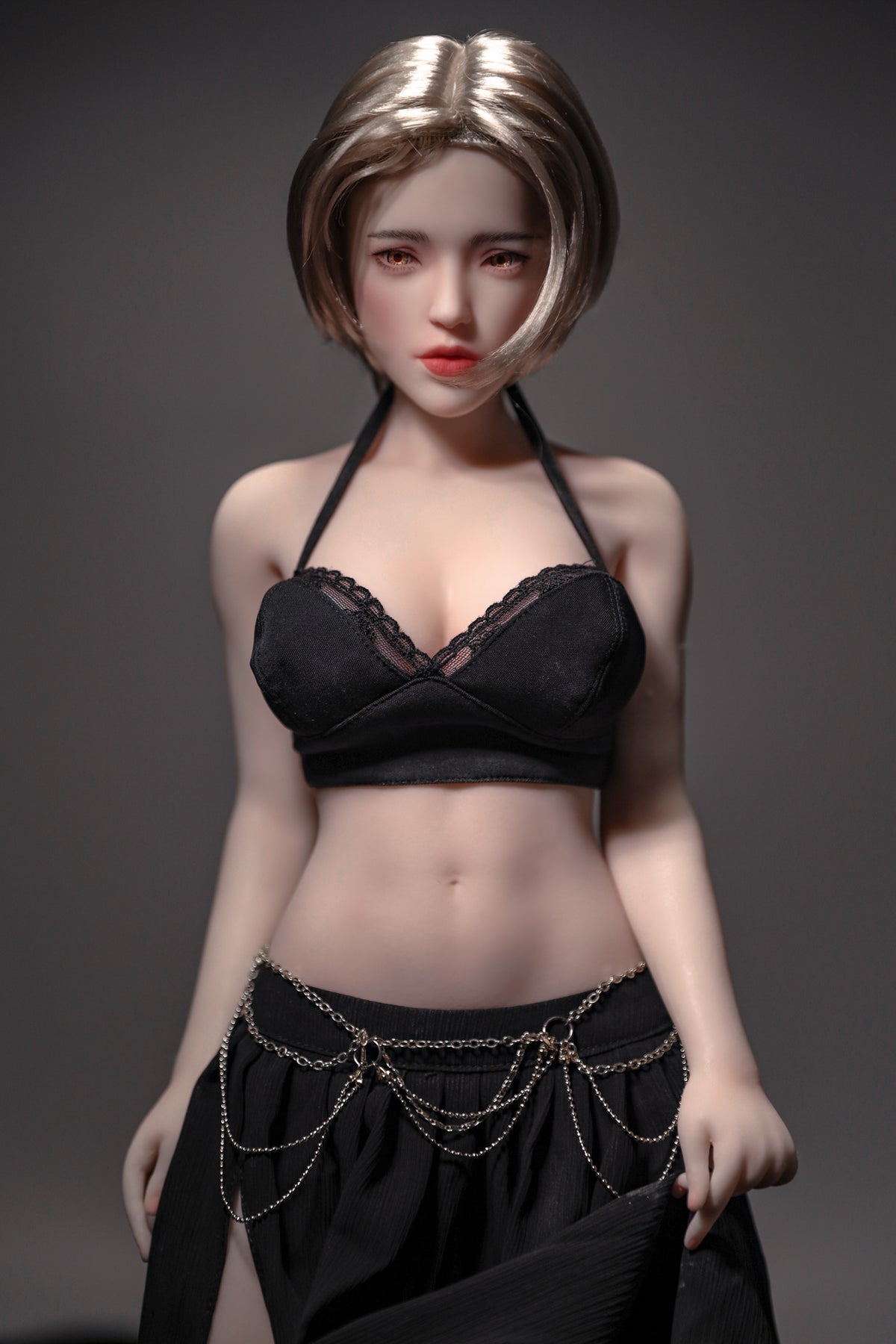 Climax Doll Si60cm L Georgia Silicone Mini Sex Doll Cinnamon Skin