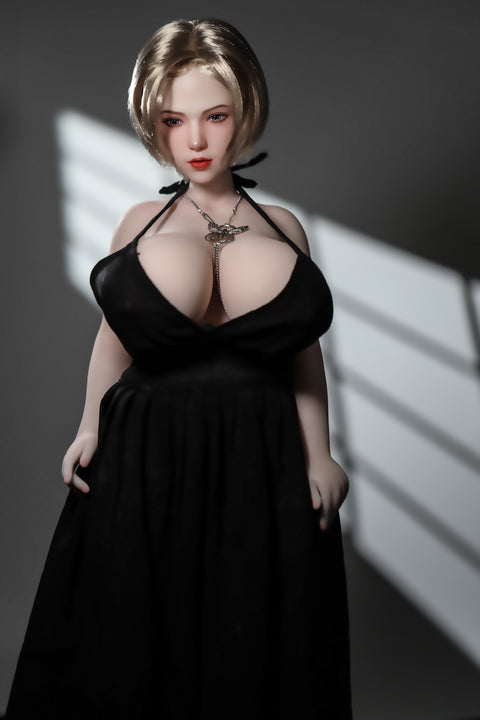 Climax Doll Si60cm XL Chace Silicone Mini Sex Doll Cinnamon Skin