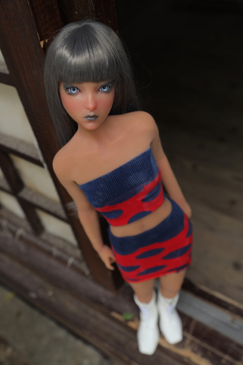 Climax Doll Si60cm S Momoko Silicone Mini Sex Doll Tan Skin