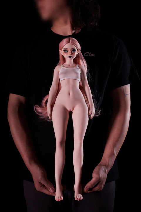 Climax Doll Si60cm XS Hilary Silicone Mini Sex Doll Cinnamon Skin