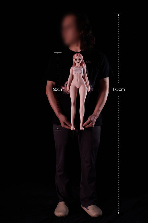 Climax Doll Si60cm XS Hilary Silicone Mini Sex Doll Cinnamon Skin