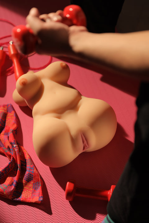 Climax Doll S-MTorso TPE Mini Torso Sex Doll Cinnamon Skin