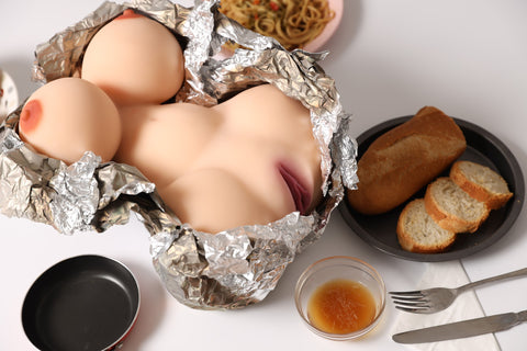 Climax Doll X-MTorso TPE Mini Torso Sex Doll Cinnamon Skin