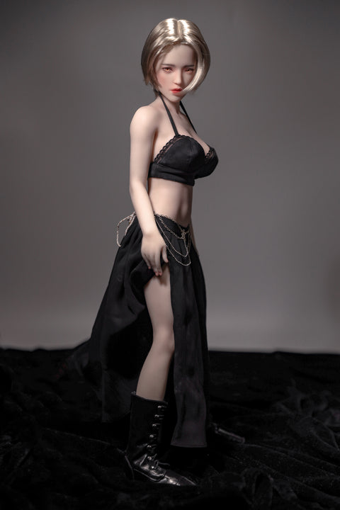 Climax Doll Si60cm L Georgia Silicone Mini Sex Doll Cinnamon Skin