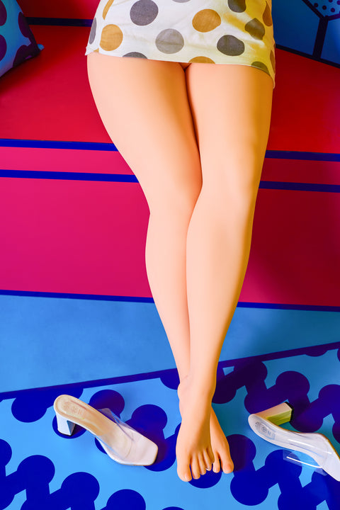 Climax Doll Fat Leg TPE Lower Body Sex Doll with Legs Yellow Skin