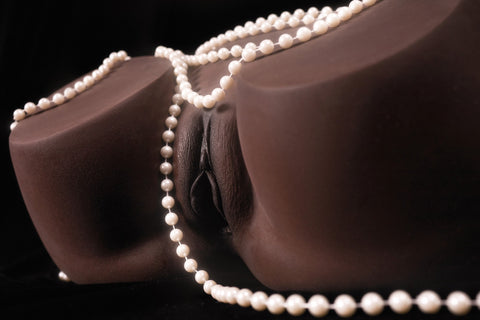 Climax Doll RS-6 Silicone Butt Torso Sex Doll Cocoa Skin