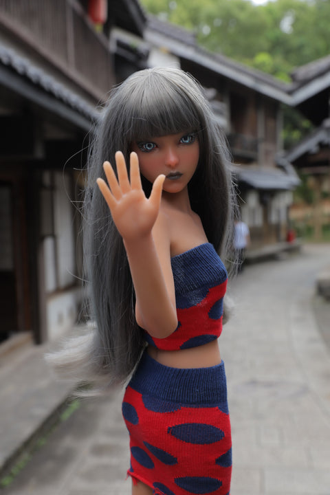 Climax Doll Si60cm S Momoko Silicone Mini Sex Doll Tan Skin