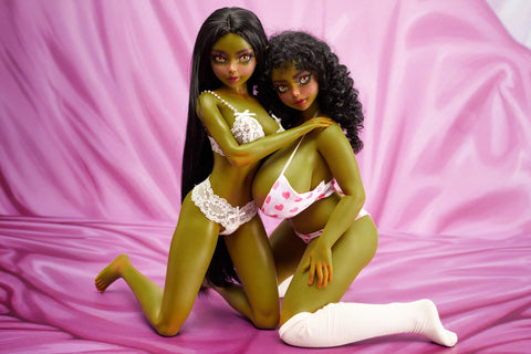 Climax Doll Si60cm X Hani Silicone Mini Sex Doll Olive Skin