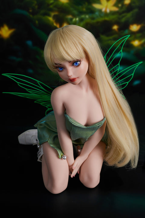 Climax Doll Si60cm XS Holly Silicone Mini Sex Doll Cinnamon Skin