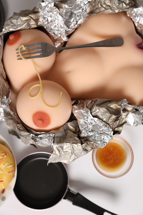 Climax Doll X-MTorso TPE Mini Torso Sex Doll Cinnamon Skin