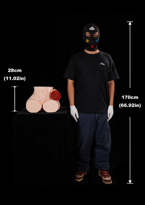 Climax Doll PA-Theory Silicone Butt Torso Sex Doll Cinnamon Skin