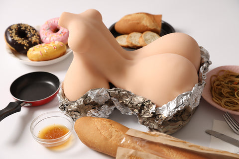 Climax Doll X-MTorso TPE Mini Torso Sex Doll Cinnamon Skin