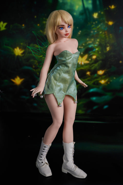 Climax Doll Si60cm XS Holly Silicone Mini Sex Doll Cinnamon Skin