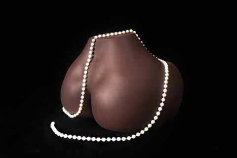 Climax Doll RS-6 Silicone Butt Torso Sex Doll Cocoa Skin