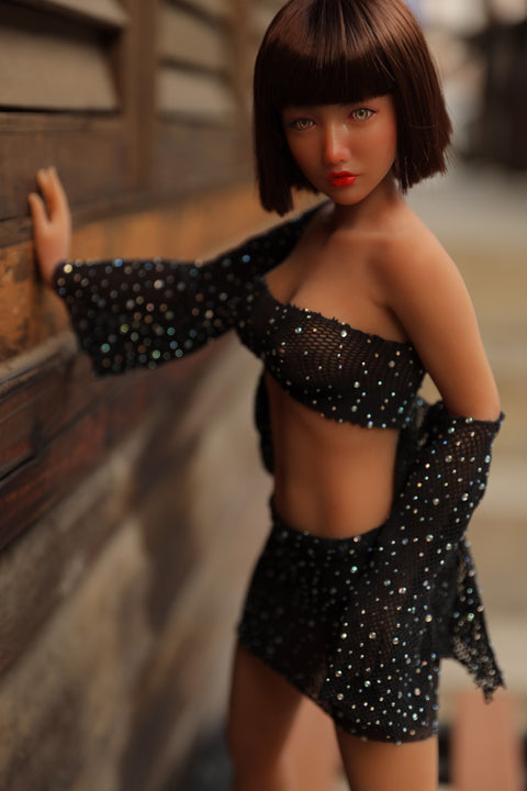 Climax Doll Si60cm M Reka Silicone Mini Sex Doll Tan Skin