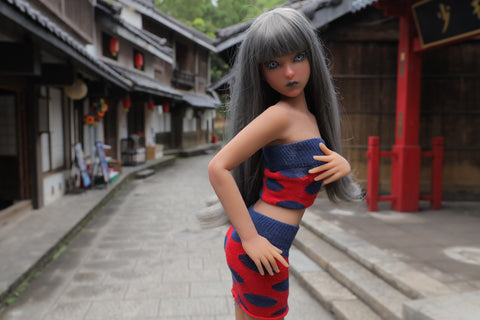 Climax Doll Si60cm S Momoko Silicone Mini Sex Doll Tan Skin