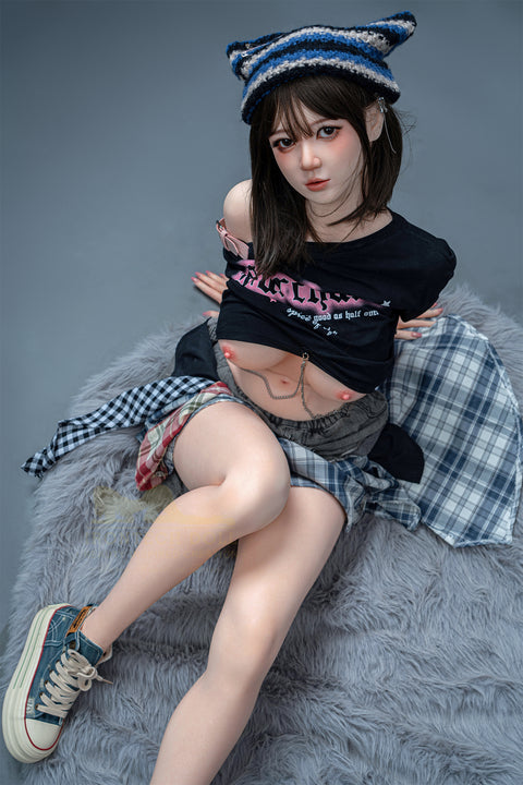 Irontech Wonder Dolly Series 158T F Cup Silicone Sex Doll T3 Nia Cat Beanie