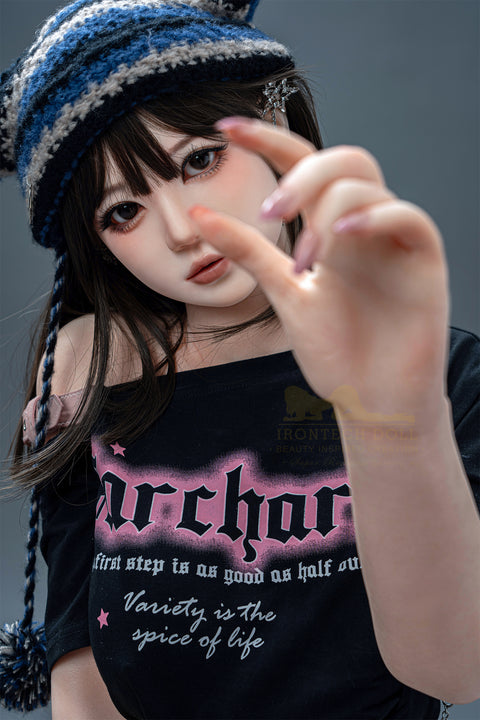Irontech Wonder Dolly Series 158T F Cup Silicone Sex Doll T3 Nia Cat Beanie