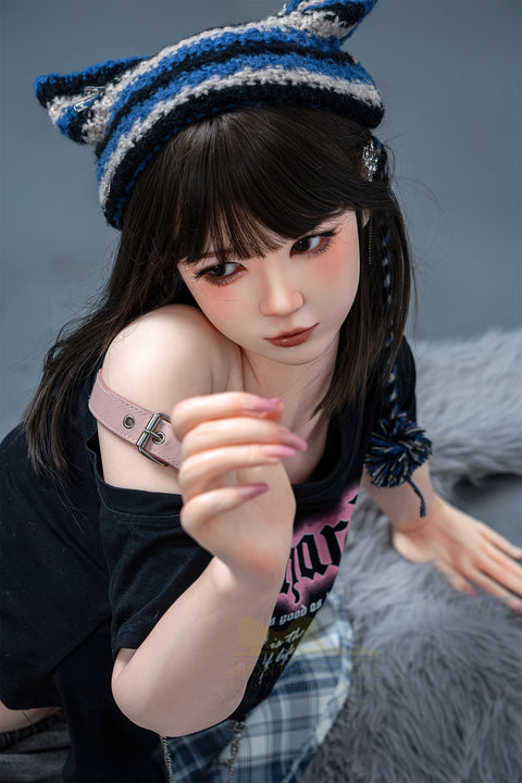 Irontech Wonder Dolly Series 158T F Cup Silicone Sex Doll T3 Nia Cat Beanie