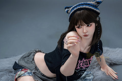 Irontech Wonder Dolly Series 158T F Cup Silicone Sex Doll T3 Nia Cat Beanie
