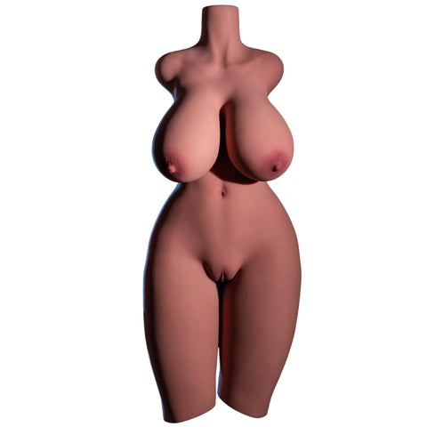 Climax Doll Female TPE Big Boobs Torso Sex Toy 870# Black Climax Doll