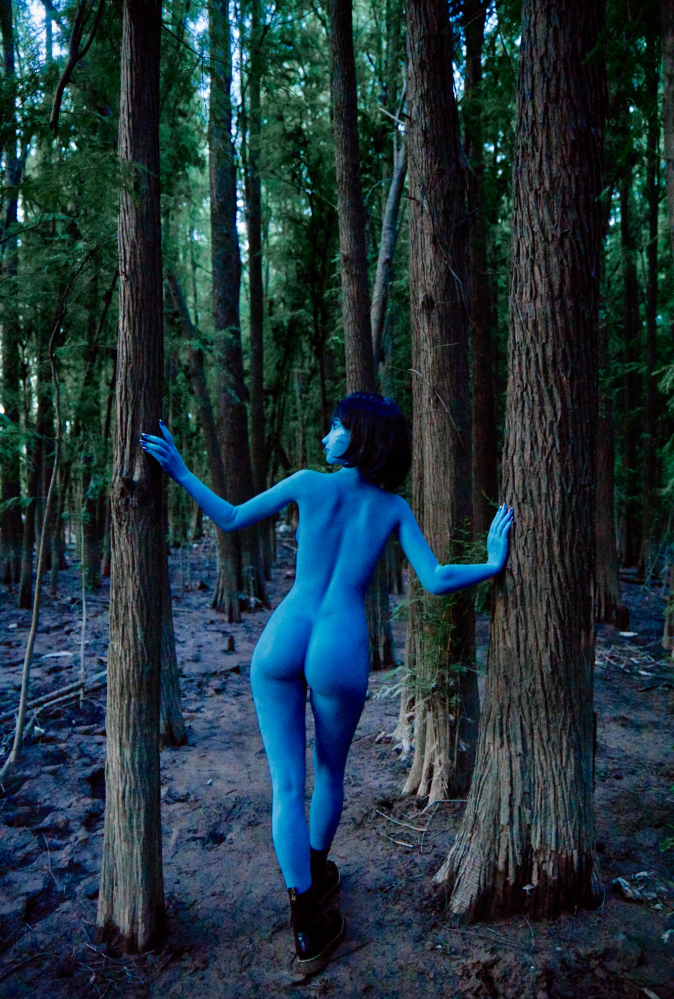 Climax Doll AD158cm B Cup TPE Sex Doll Tifa Avatar Blue Climax Doll