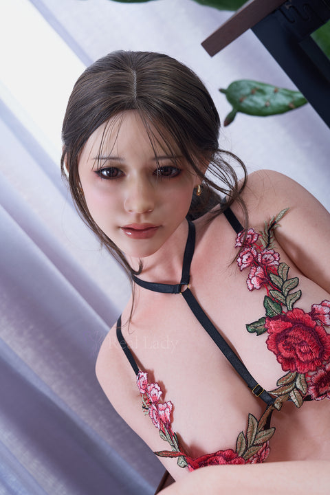 Real Lady Series 159cm G Cup Silicone Sex Doll R13 Selina Natural