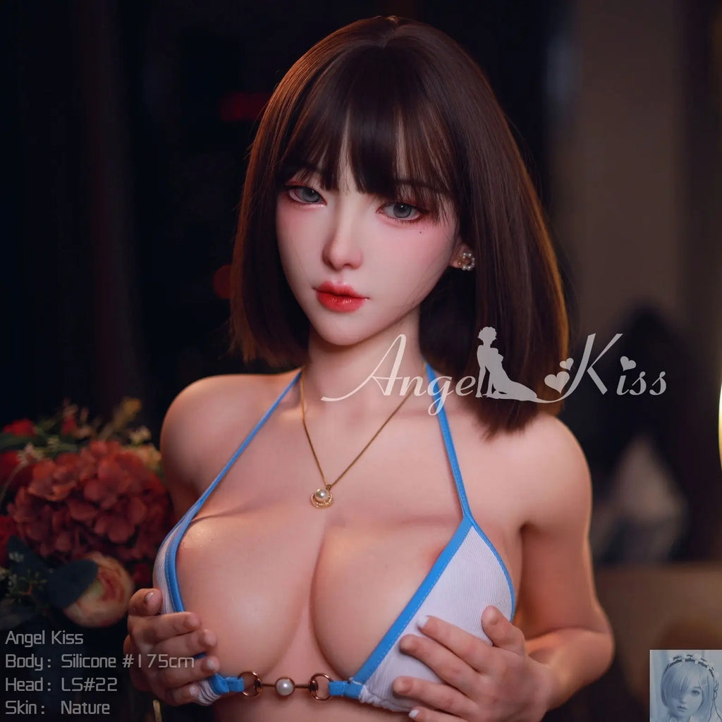 Angel Kiss 175cm E Cup Silicone Sex Doll Head LS22 Angel Kiss