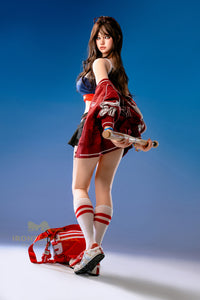 Irontech Oriental Series 161cm F Cup Silicone Sex Doll T4 Evie Baseball Girl ROS MAX