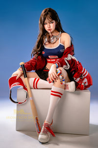 Irontech Oriental Series 161cm F Cup Silicone Sex Doll T4 Evie Baseball Girl ROS MAX