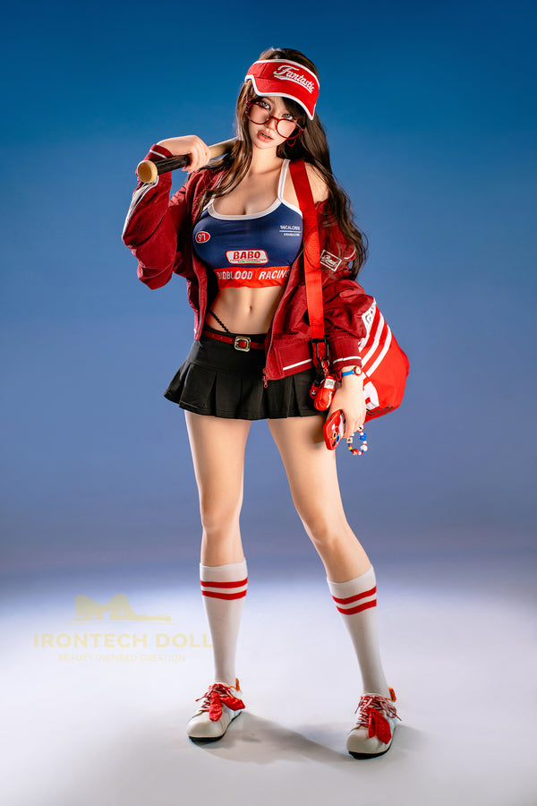 Irontech Oriental Series 161cm F Cup Silicone Sex Doll T4 Evie Baseball Girl ROS MAX